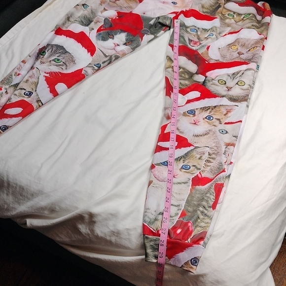 Christmas Kittens men's sweatpants size XL - Picture 14 of 15